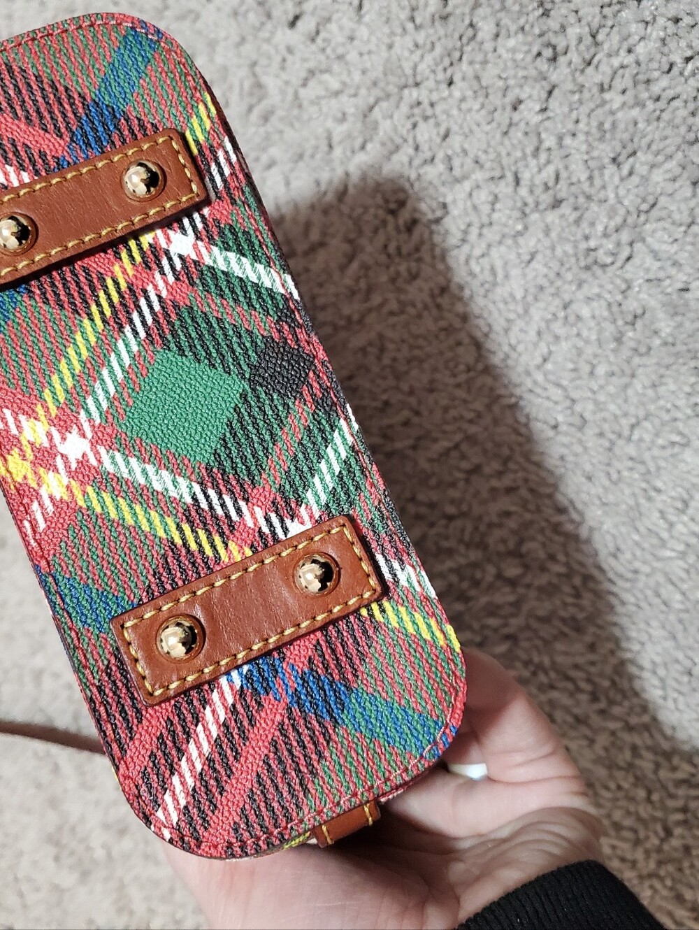 Dooney And Bourke Tartan Small Crossbody Bag - Picture 6 of 10